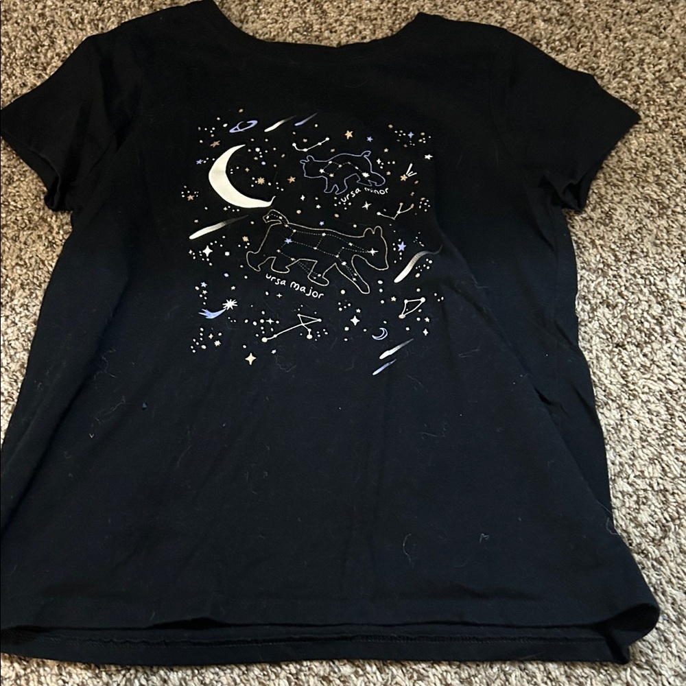Cat & Jack Black Constellation Tee